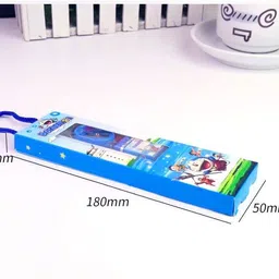 neel 24 pcs Mix Design Stationery Return Gift Set for-2 Pencil/Eraser/Sharpener/Ruler image 2