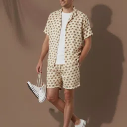 rich vibe Shirt Regular Shorts Co-ords Set image 5