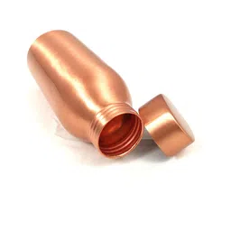 bhalaria Pure Copper Water Bottle Copper Bottle With Joint Free & Leak Proof 500 Ml 500 ml Bottle image 2