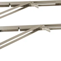 Premium Heavy Duty Stainless Steel Folding Table Bracket for Fold Down Table with Load Capacity - 100Kg - Size 14 Inches - BTB-14-SS Arm Length-35 CM Shelf Bracket-image-39