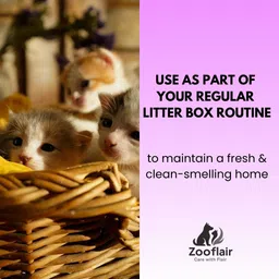 zooflair Cat Litter Spray, Levender, Odor Eliminating Spray Deodorizer image 4