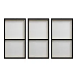 random Flowers Multicolour Canvas (Set of 3) Art Panels image 2