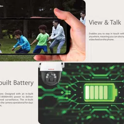 CP PLUS CP-Z44R 4MP 4G Solar Panel and 18000maH Battary, Pan Tilt Zoom, Water Proof, Security Camera image 4