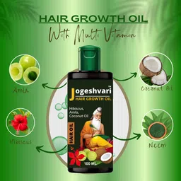 jogeshvari Aryuvedic Natural Made Formula Hair oil 100ml Hair Oil image 4