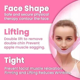 finexel Silicone V Face Mask for Double Chin Lift & Jaw Slimming Face Shaping Mask image 3