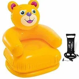 Combo Happy Animal Teddy Sofa/ Chair with Air Filling Pump for Kids-image-11
