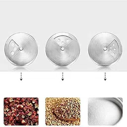 marqueonn Salt & Pepper Set Stainless Steel, Glass image 2