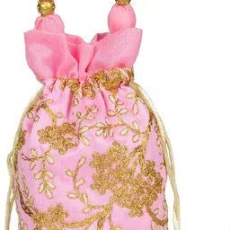 sunesh creation Women Pink, Pink Potli image 2