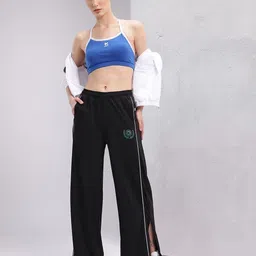 hrx by hrithik roshan Women Solid Black Track Pants image 4