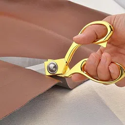 adonyx Tailor Scissors Professional Gold Plated Stainless Steel Shears Heavy Duty Scissors image 3