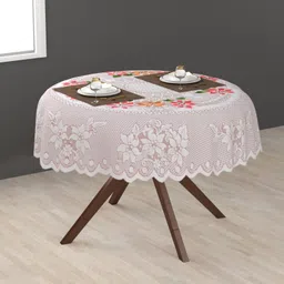 easttardomm Cotton 2 Seater Floral Table Cover image 2