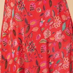 globus Floral Print Stitched Lehenga & Crop Top image 5