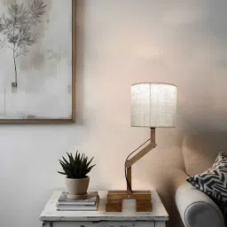 Flex Wooden Table Lamp with Jute Shade & Brown Base by Symplify-picture-20