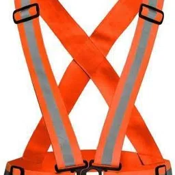 xyno Premium High Quality Reflective Vest for Outdoor Sports ,Night Cycling Reflector Strips Cross Belt Stripes Adjustable Vest Safety Jacket belt Safety Jacket (Green) Safety Jacket-picture-18