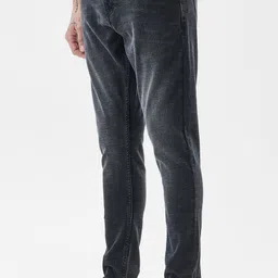 snitch Men Skinny Mid Rise Dark Grey Jeans-picture-12