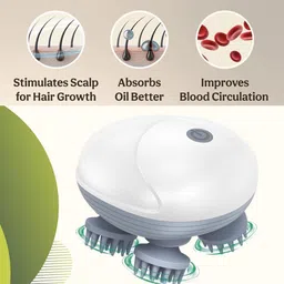 zedx Pro Electric Scalp Massager (Multicolor) – 4‑Speed & Deep Kneading image 4