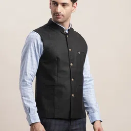 turtle Self Design Men Waistcoat image 3