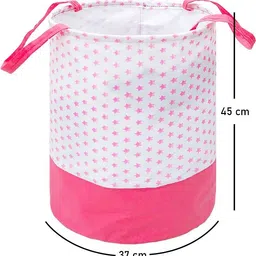 wini krafts Laundry Bag for Clothes Collapsible Laundry storage Toys Storage 45 L Poly-canvas Laundry Bag image 4