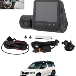 abjd 2inch Car DVR 3 Way Screen with 170 deg/Night Vision/Wide Angel Lens-327 Black LCD image 1
