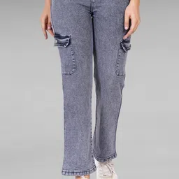 taaniindustries Women Regular Mid Rise Grey Jeans-picture-28