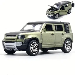 kidzoy Land Rover Defender 1:36 Diecast Model With Openable Doors and Bonnet For Kids-picture-13