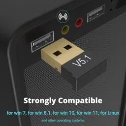 OG X NEXSA Bluetooth Adapter Driver Free Long Range Bluetooth 5.1 Dongle Receiver for PC USB Adapter image 3