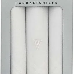 VAN HEUSEN Men's Cotten White Handkerchief ["White"] Handkerchief-picture-44