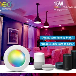 ECOEARTH Neo WiFi Smart Led Downlight |5W| Warm to Cool Feel & 16 Million Colors Ceiling Lamp image 3