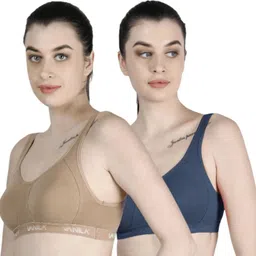 Pack of 2 Women Sports Non Padded Bra-image-5
