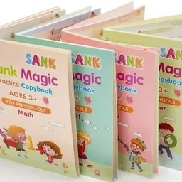 menaso A1 Sank Magic Practice Copybook (4 BOOK+10 REFILL+1 pen+1 Grip) for kids-picture-17