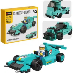 bright box Blocks Set Car 10-in-1 Educational Construction for Kids (201+ Pieces) image 2