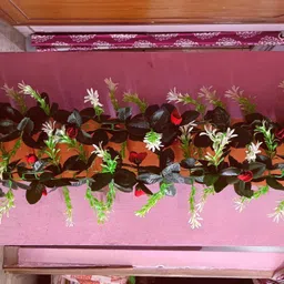 kingstyle impex Artificial Flowers Home Decoration Vine & Creepers Plant Wall Hanging Chain G251 Multicolor Rose Artificial Flower image 2