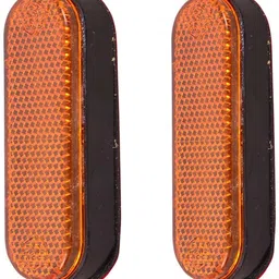 royalwolf Front Fork Reflector Orange Himalayan Meteor Classic Reborn Interceptor Bullet Car Reflector Light-picture-22