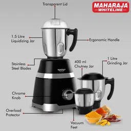 maharaja whiteline Ultramax HD 1000 W Mixer Grinder image 4