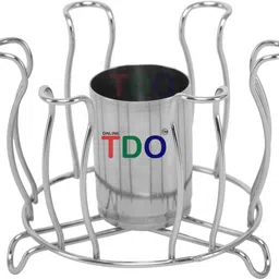DO Stainless Steel Glass Stand Holder Stainless Steel Glass Holder-image-11