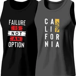 flicfol Pack of 2 Men Vest image 1