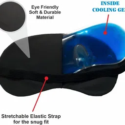 elieli Reusable Cooling Gel Eye Mask for Puffy Eyes, Dark Circles & Stress image 2