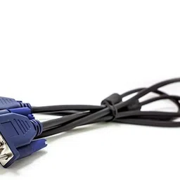 RIVER FOX VGA Cable 1.5 m 2 PIECES OF 15 Pin Male to Male 1.5 Meter VGA Cable for Computer Monitors, Televisions,Desktop, Laptop, Projector image 2