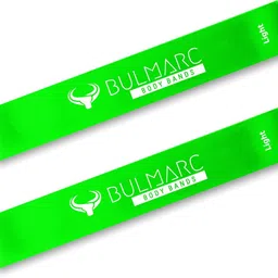 bulmarc Set of 2 Light Resistance Bands (30 - 55 lbs) Resistance Tube-picture-19