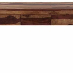 divine arts Solid Sheesham Wood Office Desk with 3 Drawer Storage Wooden Furniture Solid Wood Study Table image 5