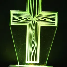 gojeeva The Christian Cross 3D illusion Night Lamp is Extremely cool and 3D illusion Design Night Lamp image 4