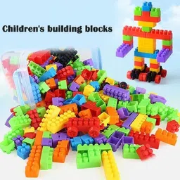 arizon 50+ Pcs Building Blocks Toy Set Creative Learning Educational Block Toys image 4