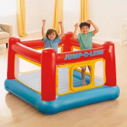 tiny tales Inflatable (IND*64) Playhouse, Trampoline Playground With Free Pump Inflatable Hoppers & Bouncer-picture-44