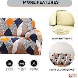 tony stark Polycotton 1 Seater Sofa Abstract Cover image 4