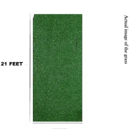 kartikey home decor 1 Piece Artificial Grass Carpet Size: (1.5X21 Feet) or (18"x252" Inches) or (45x640 CM) Artificial Turf Sheet image 2