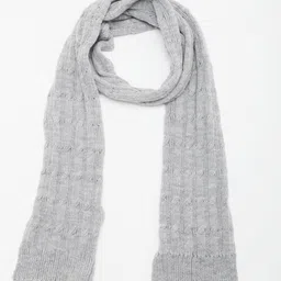 Bharatasya Kids Grey Beanie with Muffler image 3