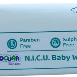 docura N.I.C.U. Baby Wipes, Gentle care with 0.25% Chlorhexidine for Sensitive Skin image 4