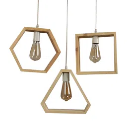 MFD HOME FURNISHING Brown Quirky Cluster Lights image 5