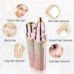 ubronik 2 in 1 Eyebrow Shaper & Facial Hair Removal For Women - Mini Electric, Women-picture-29