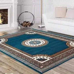 samjeeda handloom carpets Red Acrylic Carpet-picture-17